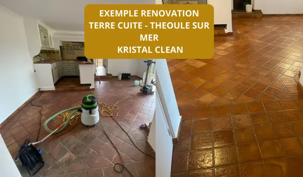 renovation de sol en terre cuite theoule sur mer