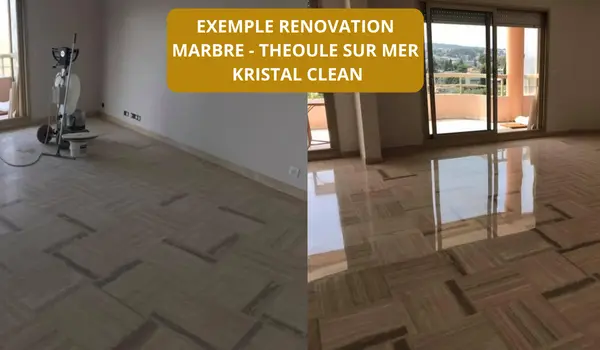 renovation sol marbre theoule sur mer
